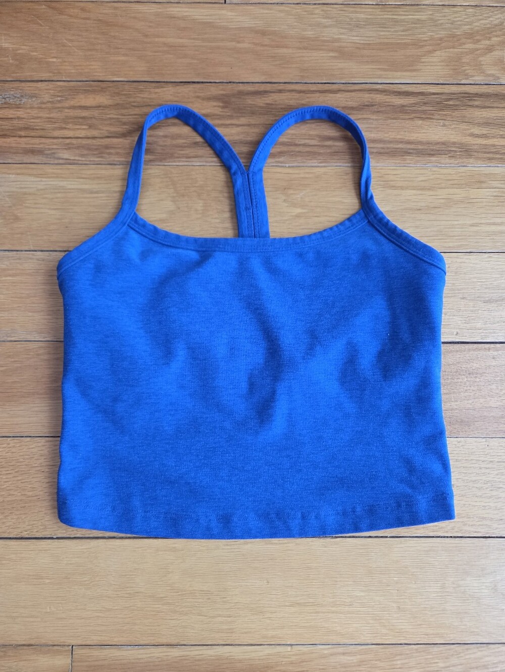Beyond Yoga Blue Racerback Cropped Tank Size XSmall - Picture 2 of 2